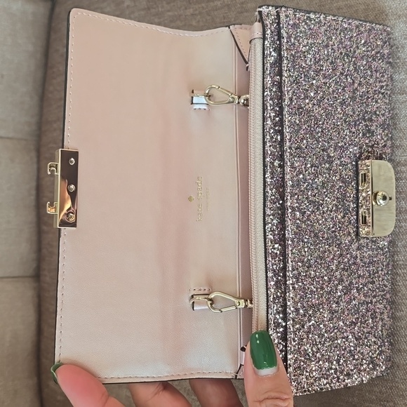 KATE SPADE Milou Sunset Lane Glitter Clutch/Wallet - Picture 9 of 13